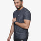 Gravity - Half Sleeves - T-Shirt - 033 - Dark Heather Grey / Black
