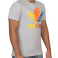 Trefoil Logo Spots Embossed T-Shirt - 8701 - Grey