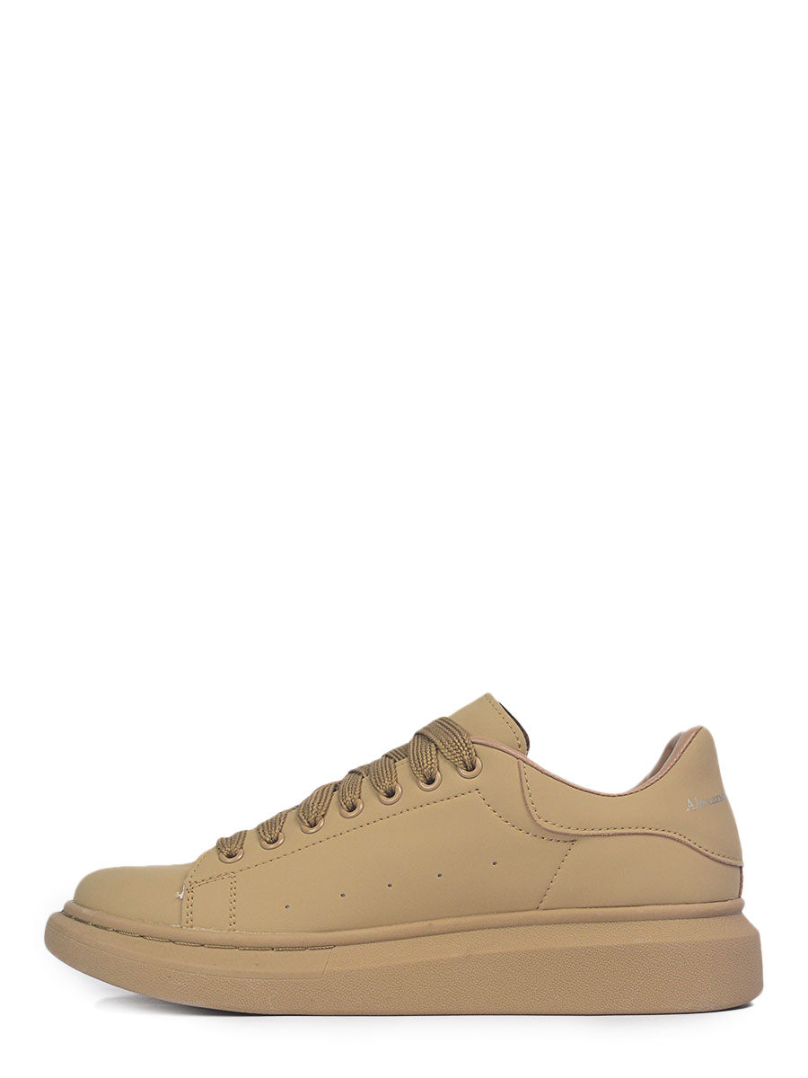 Wedge Sole - Oversized Sneakers - Beige