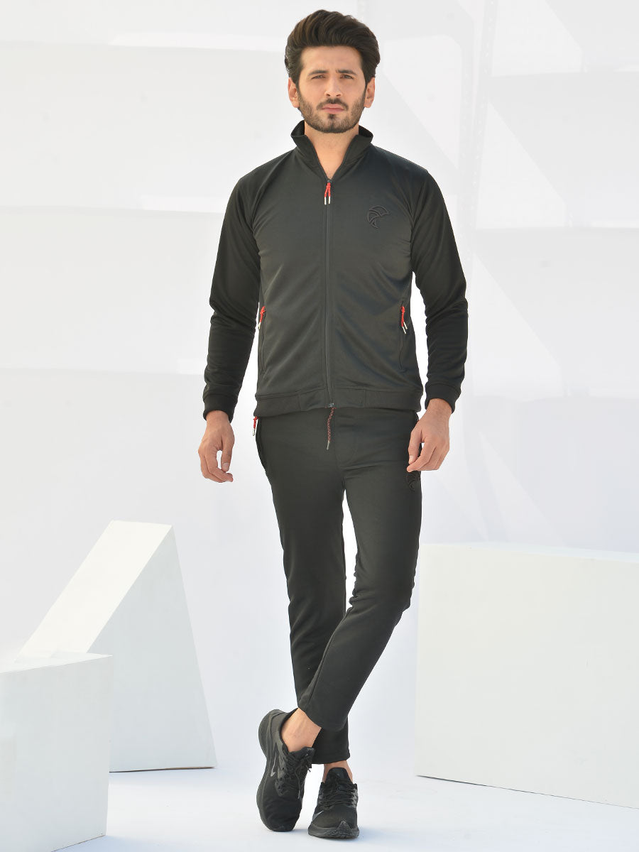 Airborne - Tracksuit - Core Black / Ruby Red