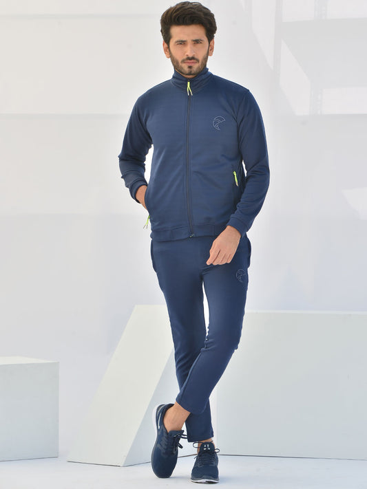 Airborne - Tracksuit - Midnight Navy Blue / Volt