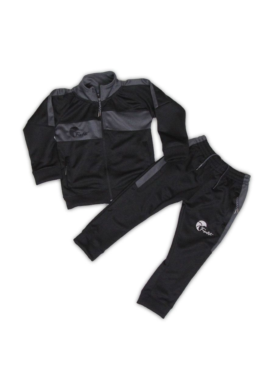 Reborn - Tracksuit - Pitch Black / Lava Grey