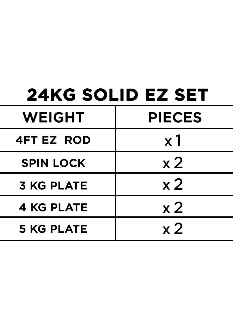 Solid EZ Set With 4ft Rod - 24kg / 32kg / 40kg