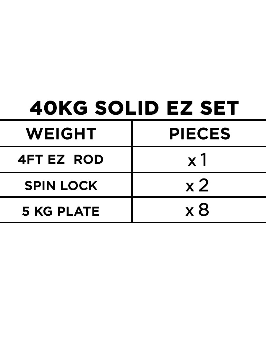 Solid EZ Set With 4ft Rod - 24kg / 32kg / 40kg