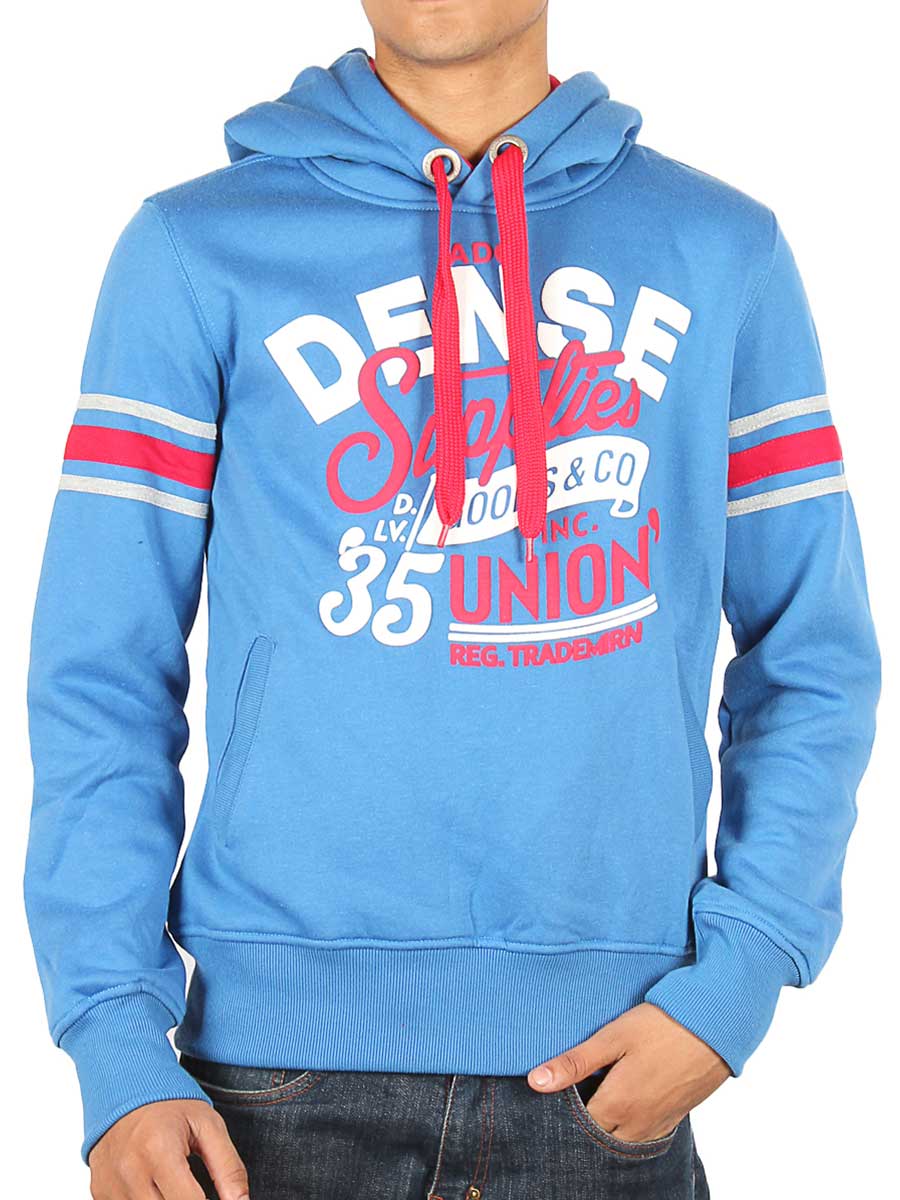 Dense Supplies - Kangroo Hoody - Cobalt Blue / Red