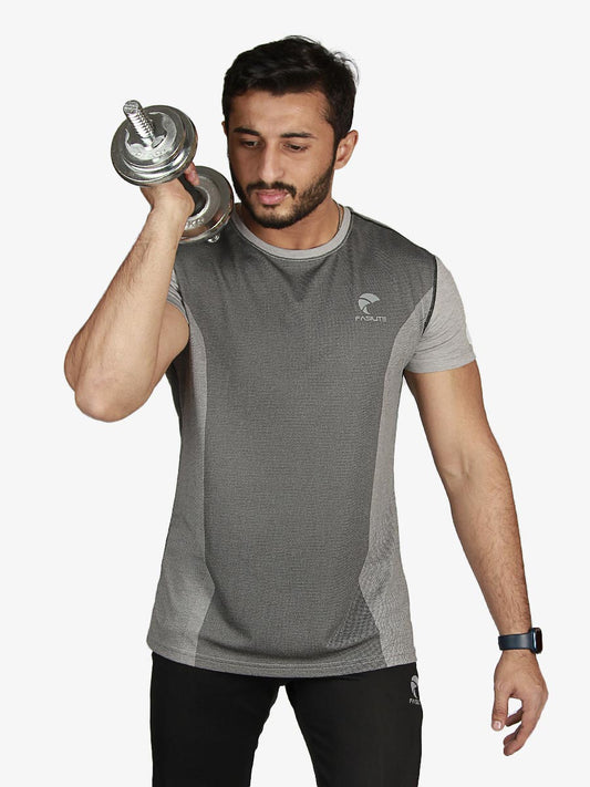 Hybron - T-Shirt - 3019 - Grey / Black