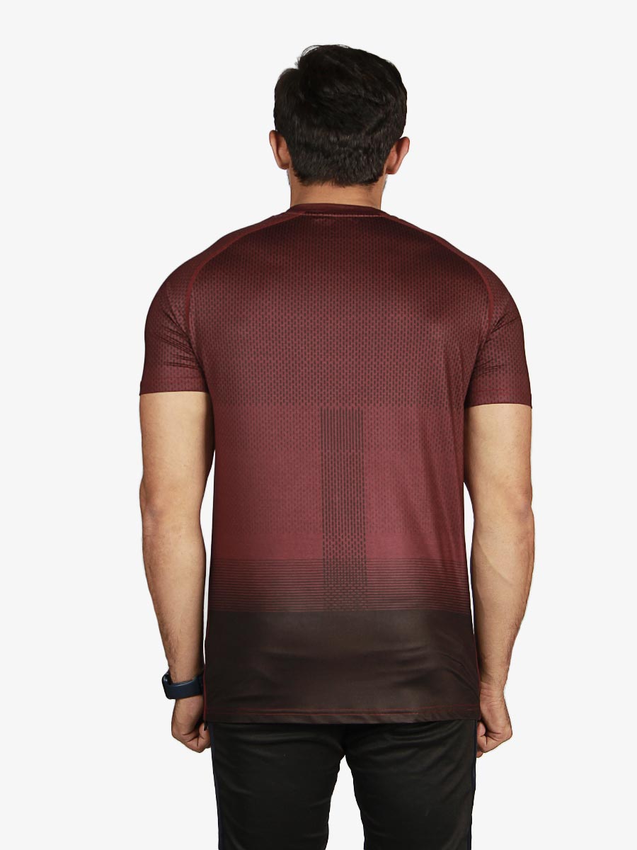 Roadster - T-Shirt - 1817 - Maroon / Chocolate Brown
