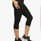 Suplex - Three Quarter Tights - 1618 - Black