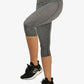 Power - Compression Three Quarter Tights - 1600 - Grey