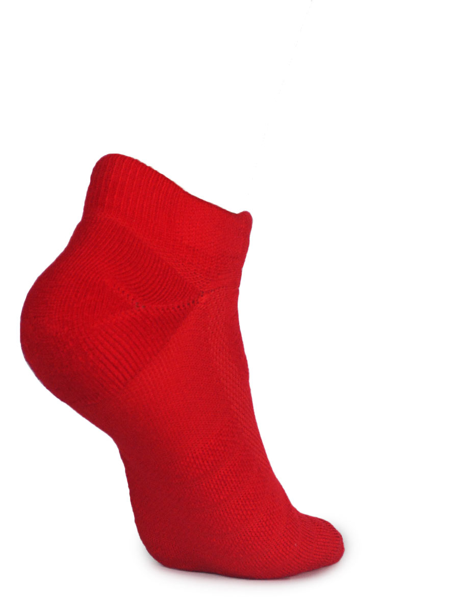 Zone Cushion Short Socks - JCB- 3001- Red