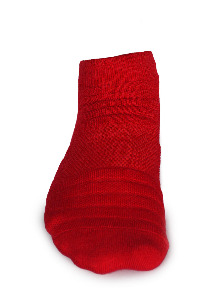 Zone Cushion Short Socks - JCB- 3001- Red