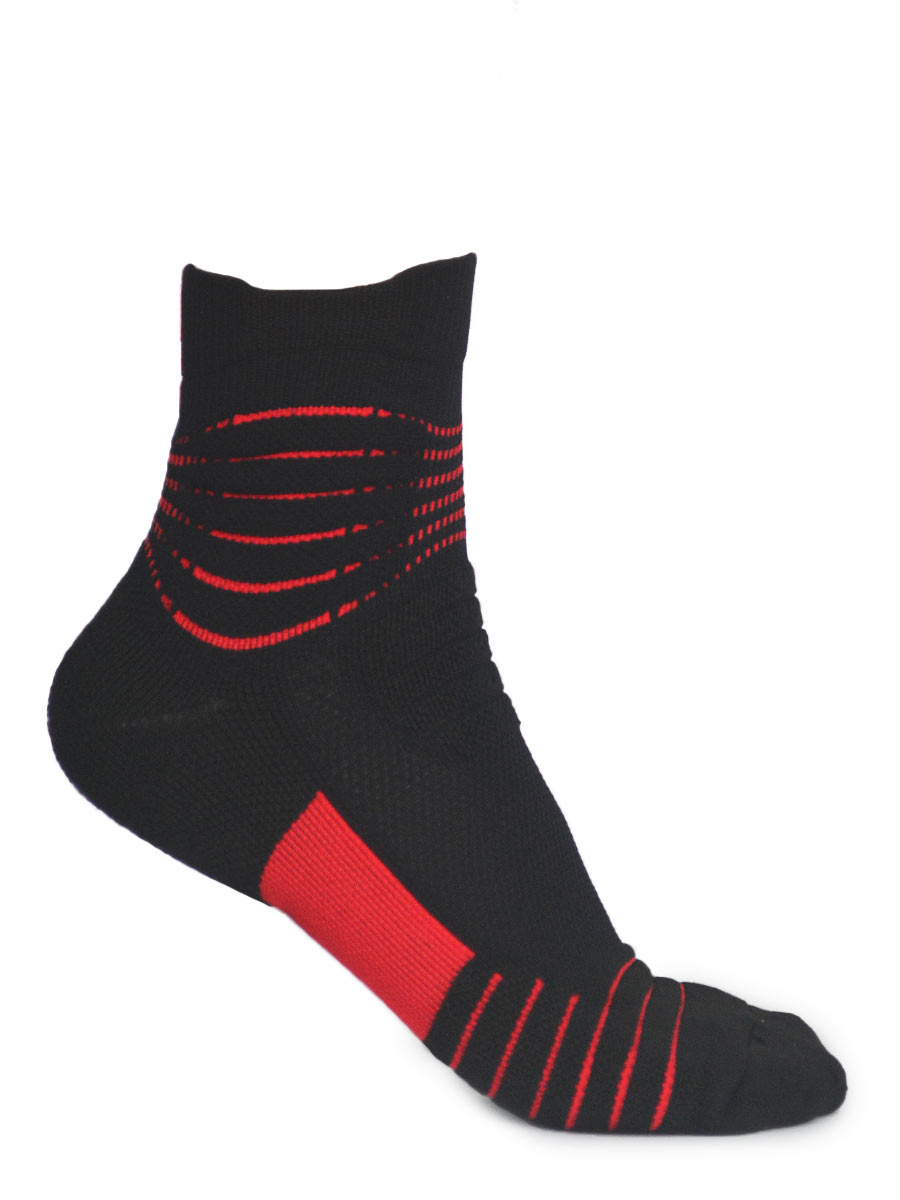 Socks - JCB - 3306 - Black / Red