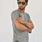 Perform Ace - Half Sleeves - T-Shirt - 019 - Heather Grey