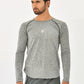 Perform Ace - Full Sleeves - T-Shirt - 019 - Heather Grey