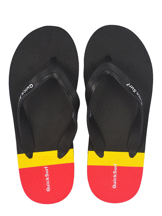 Tri Color - Flip Flop - 6033 - Black / Red / Yellow