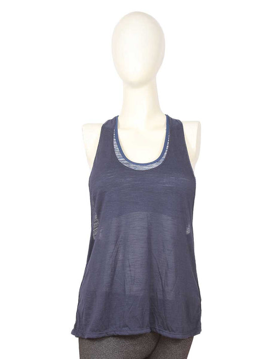 Racerback Vest - Sports Bra - 1528 - Blue